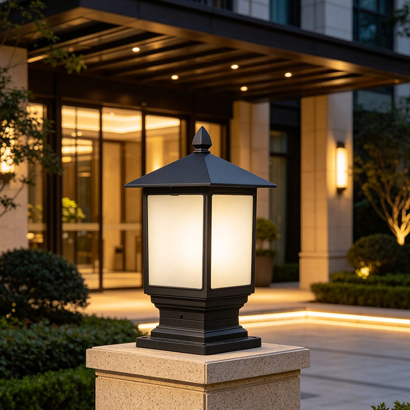 Solar Fence Light Outdoor LED Pillar Light for Garden Outdoor Post Top Lamp Led Solar Light
