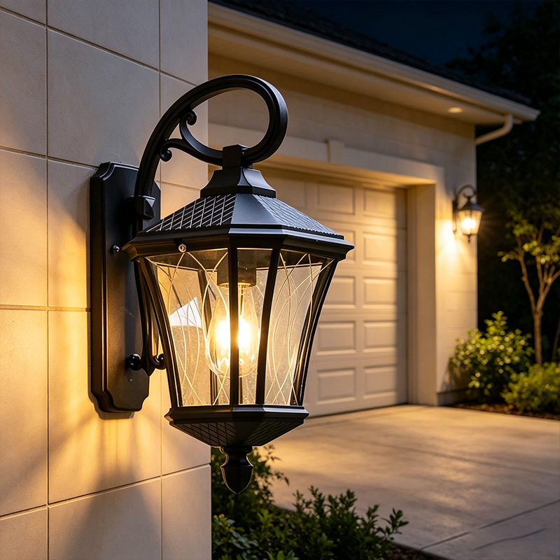 European-Style Aluminum Alloy Outdoor Wall Light IP65 Waterproof Corridor Wall Lamp Vintage Outdoor Decorative Wall Light