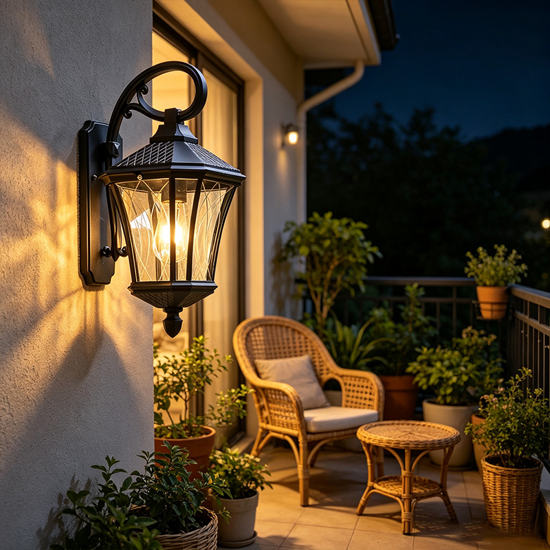 European-Style Aluminum Alloy Outdoor Wall Light IP65 Waterproof Corridor Wall Lamp Vintage Outdoor Decorative Wall Light