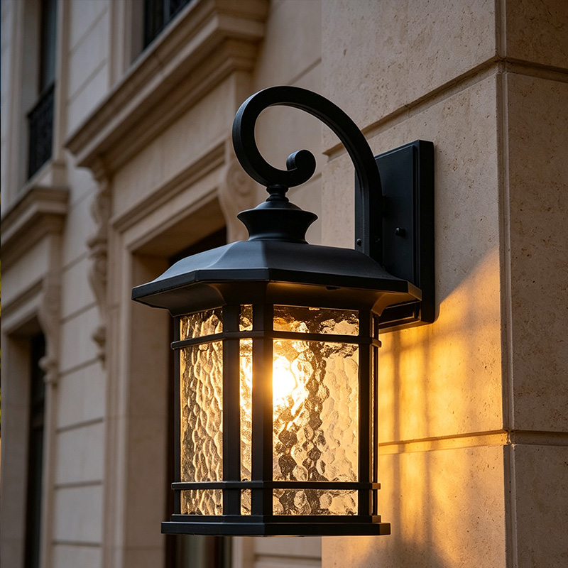 LED Aluminum Wall Light European Style Wall Lamps Waterproof Villa Outdoor Courtyard Balcony Corridor Exterior Wall Lamps