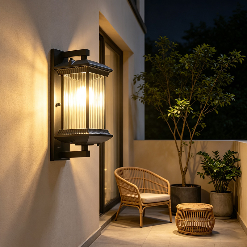 European Style Outdoor Wall Lamp Retro Waterproof Outdoor Wall Lamp Corridor and Passageway Ambient Decorative Led Wall Lamp